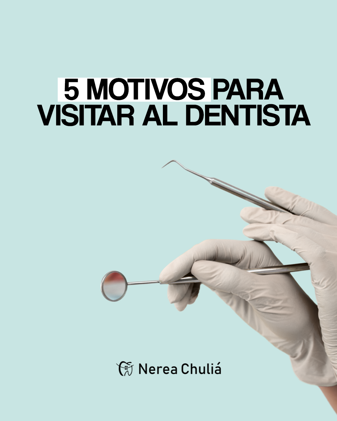 Post que forma parte de la estrategia de comunicación utilizada para la clínica de odontología