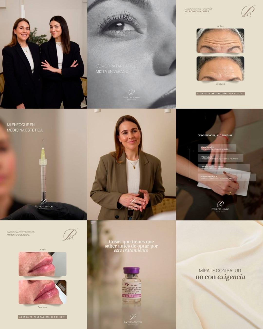 Diseño de identidad visual para doctora de medicina estética